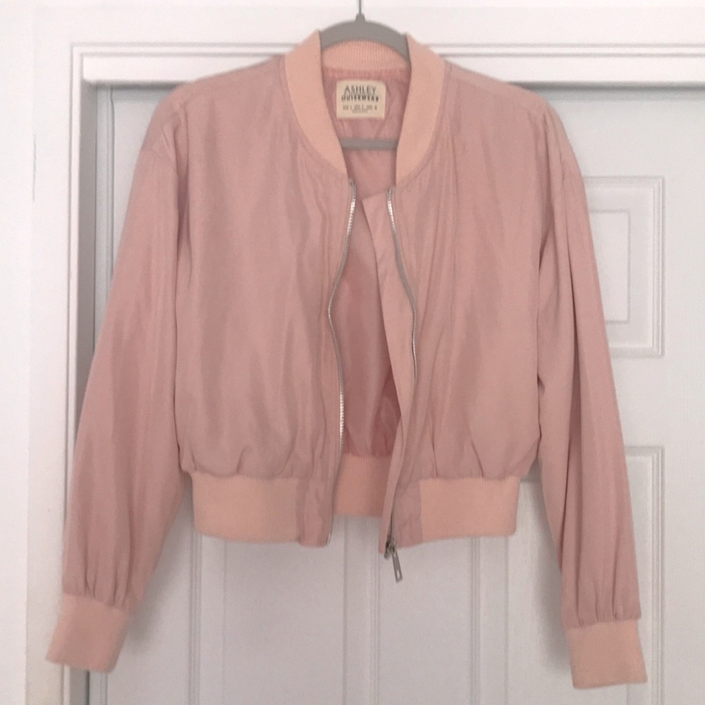 Cropped Bomber Jacket